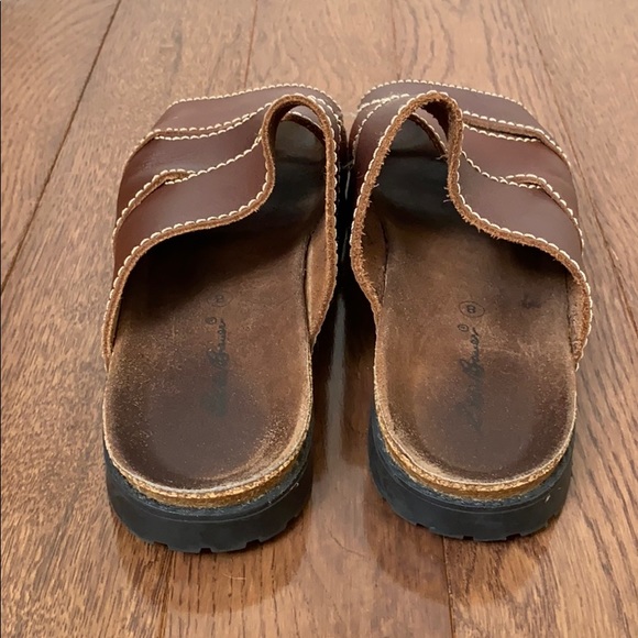 🎉HP🎉 Eddie Bauer Leather Sandal 💗 Brown - Picture 8 of 8
